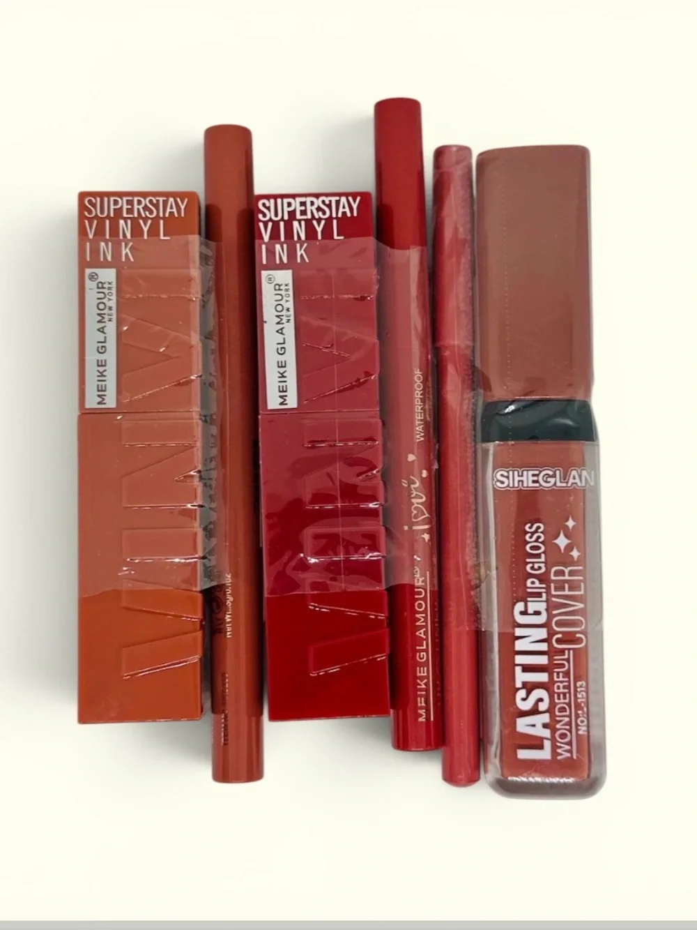 New 3pc Lip Liner & Matching Lipstick/Lip Gloss Sets